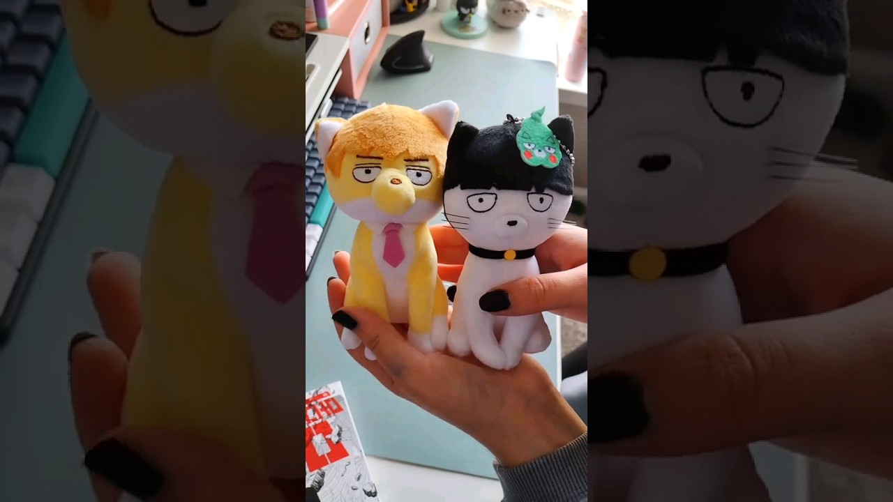 Unboxing the Mob Psycho 100 Cat and Fox Plushies! 