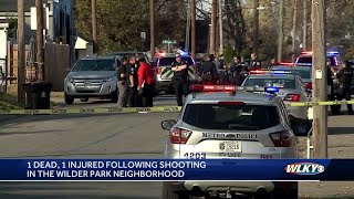 LMPD: 1 man dead, another in hospital following Wilder Park neighborhood shooting