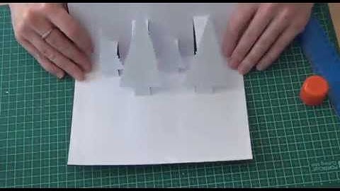 How to make a woodland diorama Christmas card