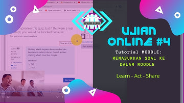 Tutorial Membuat Ujian Online [4] : Memasukkan Soal ke dalam Moodle