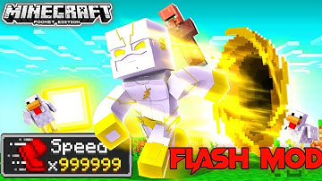 ✓Flash Addon for Mcpe mod | Flash mod for Minecraft bedrock edition