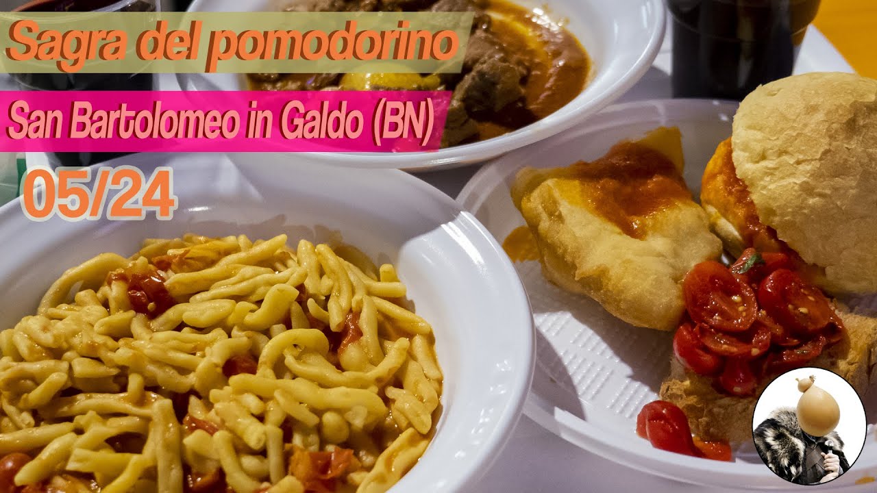 SAGRA DEL POMODORINO, a SAN BARTOLOMEO IN GALDO (BN) esaltazione del DATTERINO