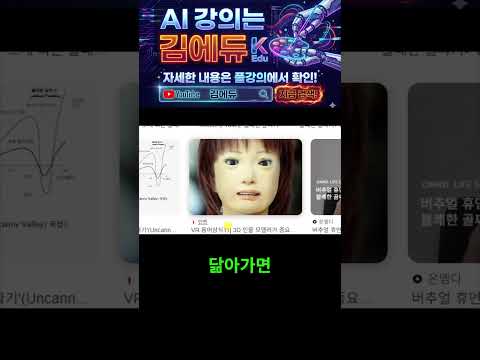 AI로 만든 캐릭터, 왜 무서워 보일까? 불쾌한 골짜기의 비밀