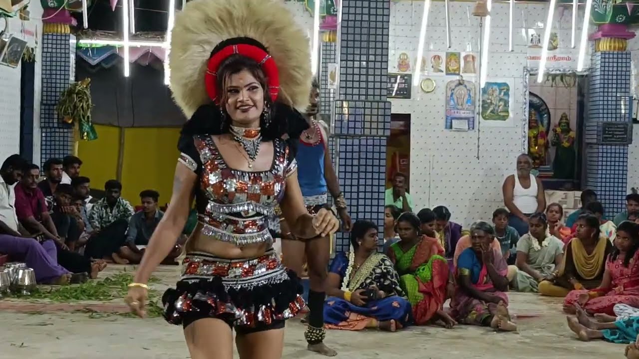 மயிலாடும் பாறையிலே ரேகா பட்டாம்பூச்சி டான்ஸ் | Nelllai rekha karakattam