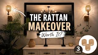 Can Rattan Lamp Shades Really Make This Much Difference?