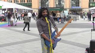 Zobin Live - Still Got The Blues ( COVER Gary Moore ) Hard-Rock Straßenmusik / Hannover 27.9.2024