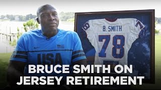 Bills legend Bruce Smith on his jersey retirement