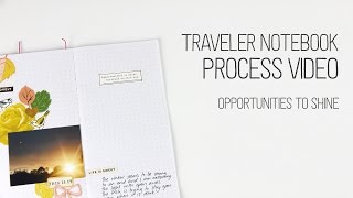 Traveler's Notebook Layout Process – Shine