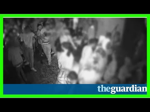 Police release cctv of acid attack in london club - video