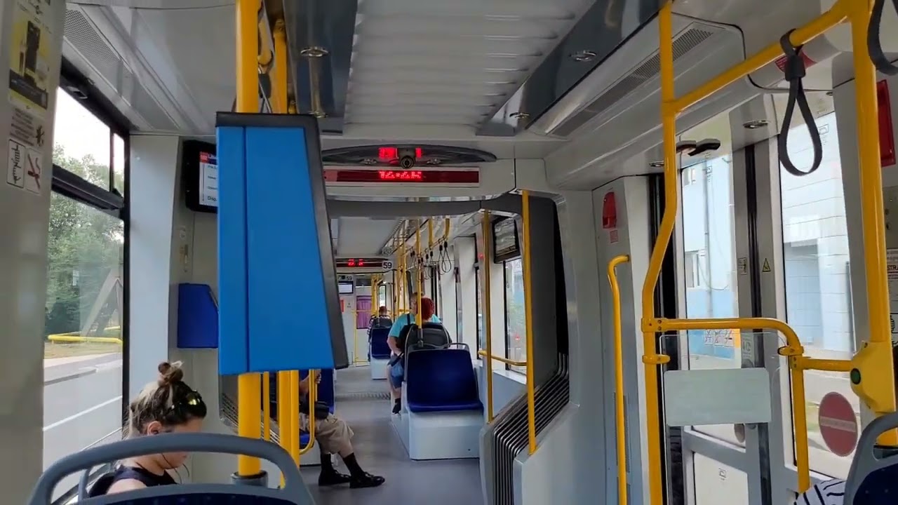 CTP Cluj Napoca: inside the Astra Imperio tram nr. 59, route 102