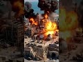 Gas Field Destroyed By B52 Bomber #shortsfeed #militarysimulation #shorts