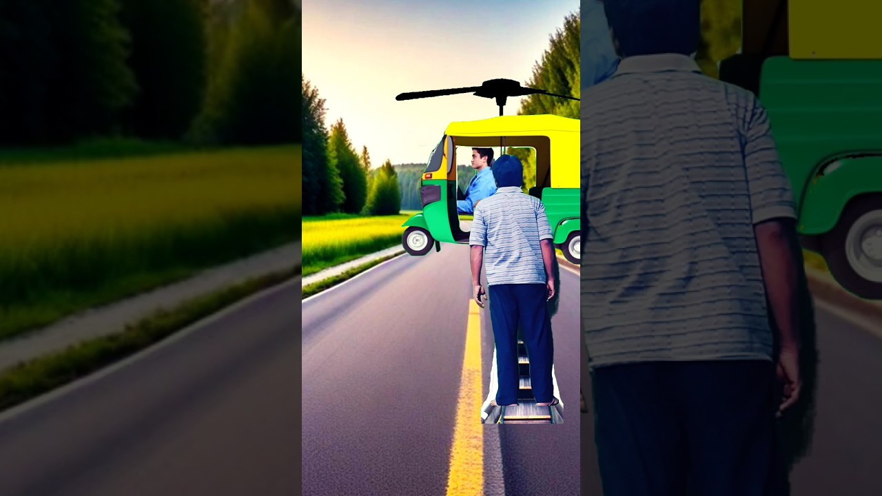 auto rickshaw helicopter 😭🚁🤭.
