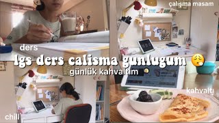 lgs ders çalışma günlüğüm😮‍💨// günlük kahvaltım🍳// verimli bir gün👩🏻‍🌾