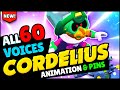 New Brawler Cordelius Voice Lines, PINS &amp; ANIMATIONS - Brawl Stars #EnchantedWoods Update