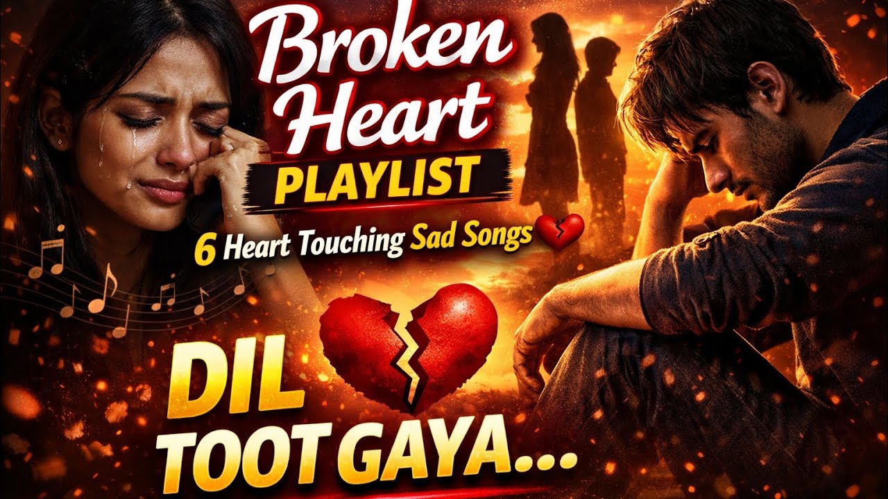 “Broken Heart Playlist 💔 | 6 Heart Touching Sad Songs”