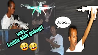 Mang Adeng 315 || Adeng Kena Prank Drone. Ngakak... 🤣🤣