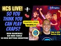 Live Craps on the HCS Crapsee Table:  Crapsee Code: W8M9J4