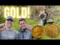 Two gold coins found while metal detecting the oregon trail epic bucket listers