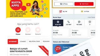 Cara Dapatkan Kuota Gratis Telkomsel Sampai 90Gb Dan Indosat Im3 30 Gb Secara Gratis