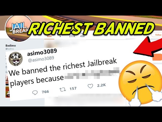 The Real Reason Why Asimo3089 Banned The Richest Jailbreak Players Theory Youtube - asimo3089 banned the richest jailbreak players jailbreak conspiracy roblox jailbreak ternopilinkling