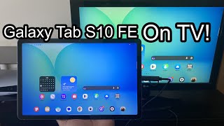 How To Connect Your Galaxy Tab S10 FE To Your TV using USB/HDMI Adapter (MiraPlug) screenshot 5