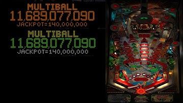 Attack from Mars (Bally 1995) DMD Colour Test