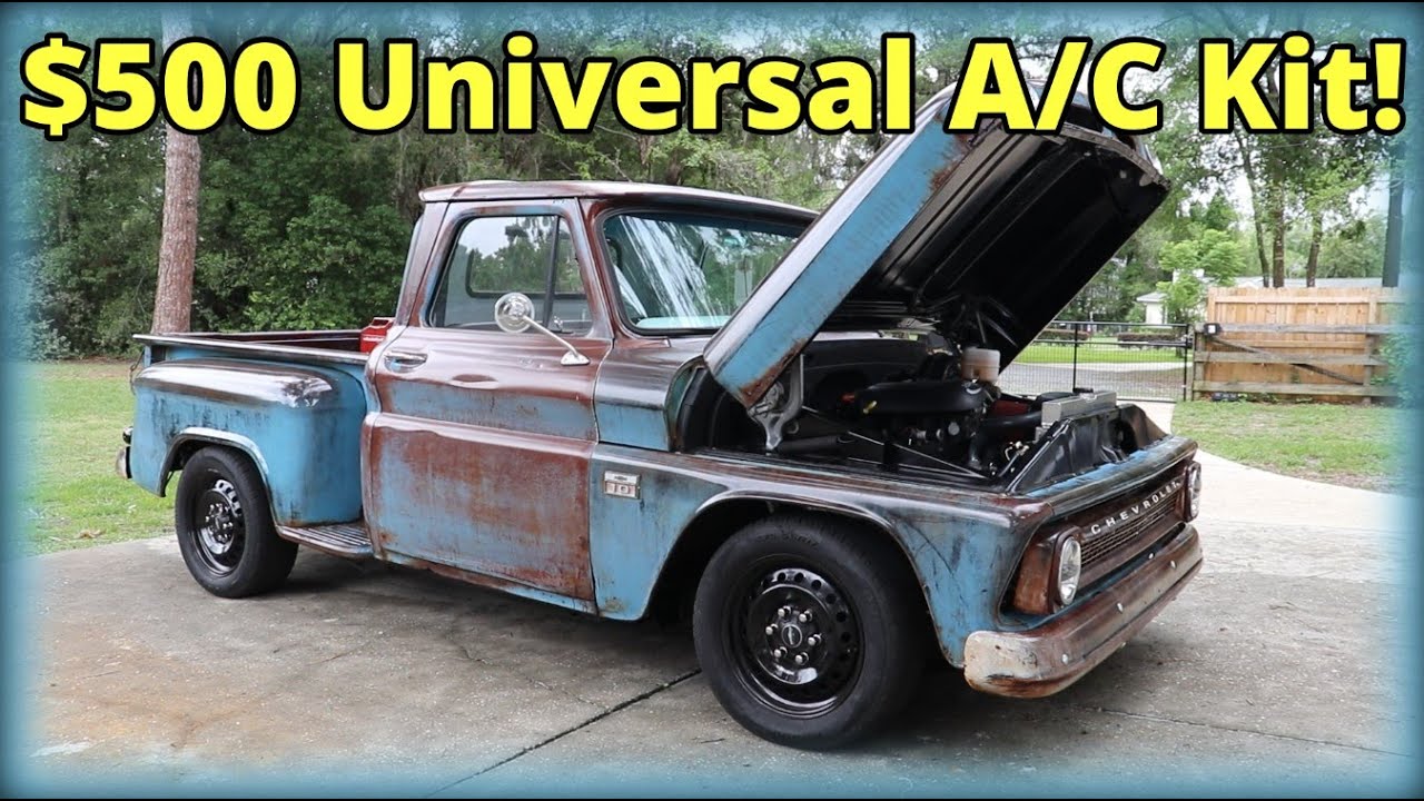 How to Install a Budget A/C Kit in Your Classic Truck/Car (Full DIY Guide)