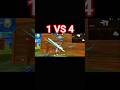 1 VS 4 MOMENT WITH LAUNCHPAD |FREE FIRE #shorts #youtubes F4XEMPIRE #freefire #viral #1vs4 #hidshot
