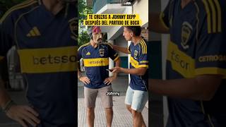 TE CRUZAS A JOHNNY DEPP DESPUÉS DEL PARTIDO DE BOCA Y PASA ESTO 😂