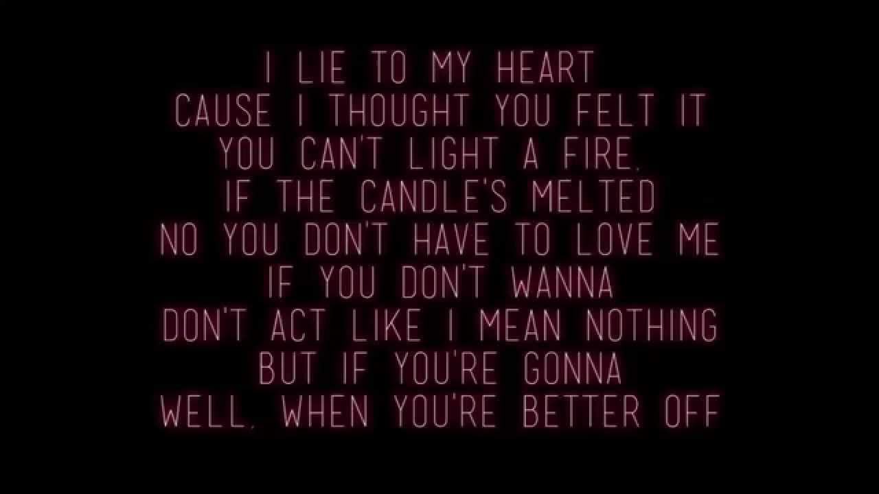 Maroon 5 - Unkiss Me Lyrics