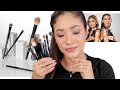 Bk beauty x nikki la rose brush set review  full face using 7 piece set  black friday sale dets