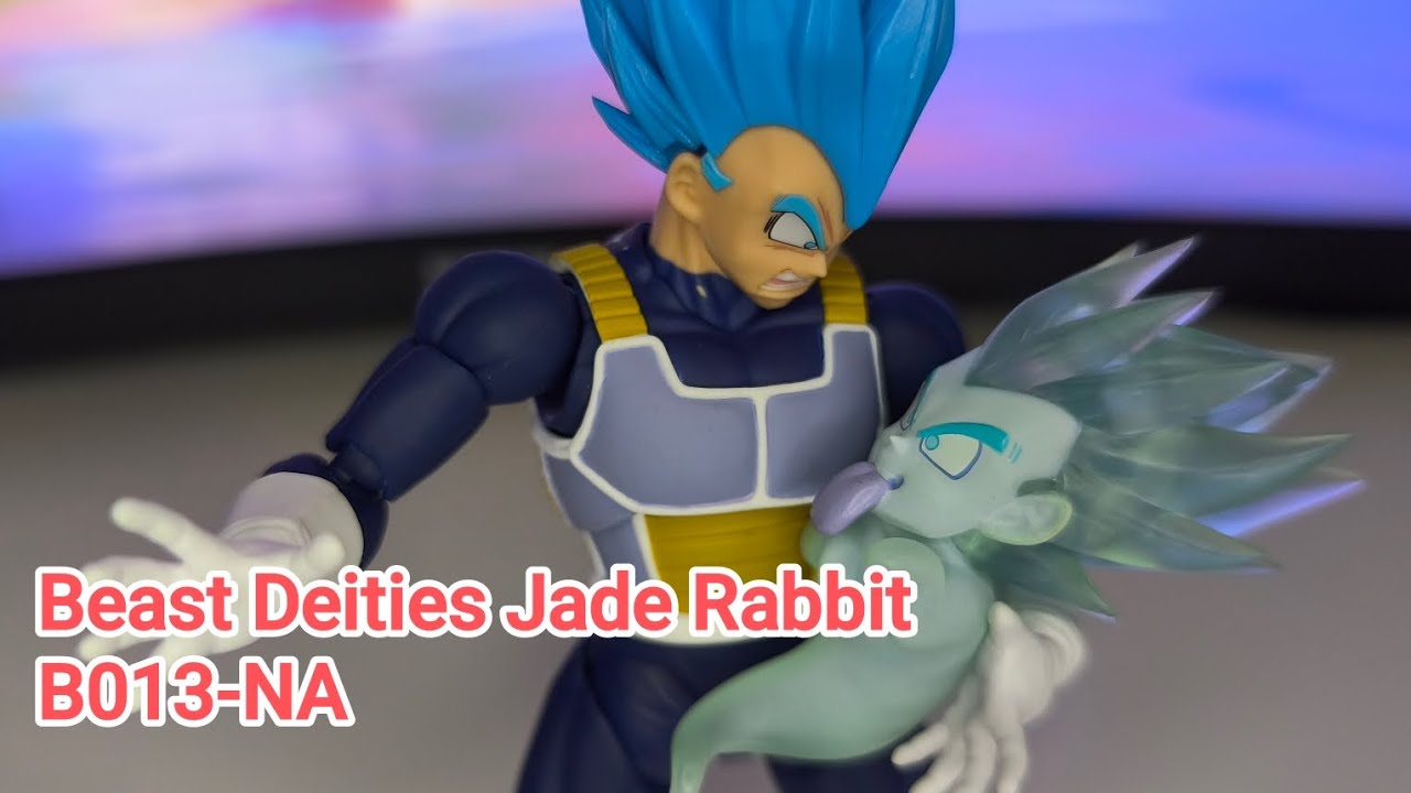 Kong/Beast Deities Jade Rabbit B013-NA (Kong Studios Vegeta Blue) Review and unboxing 