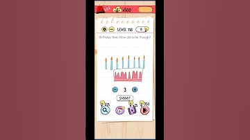Brain test level 118 solution / Birthday time! how old is he though #shorts #viral #puzzle