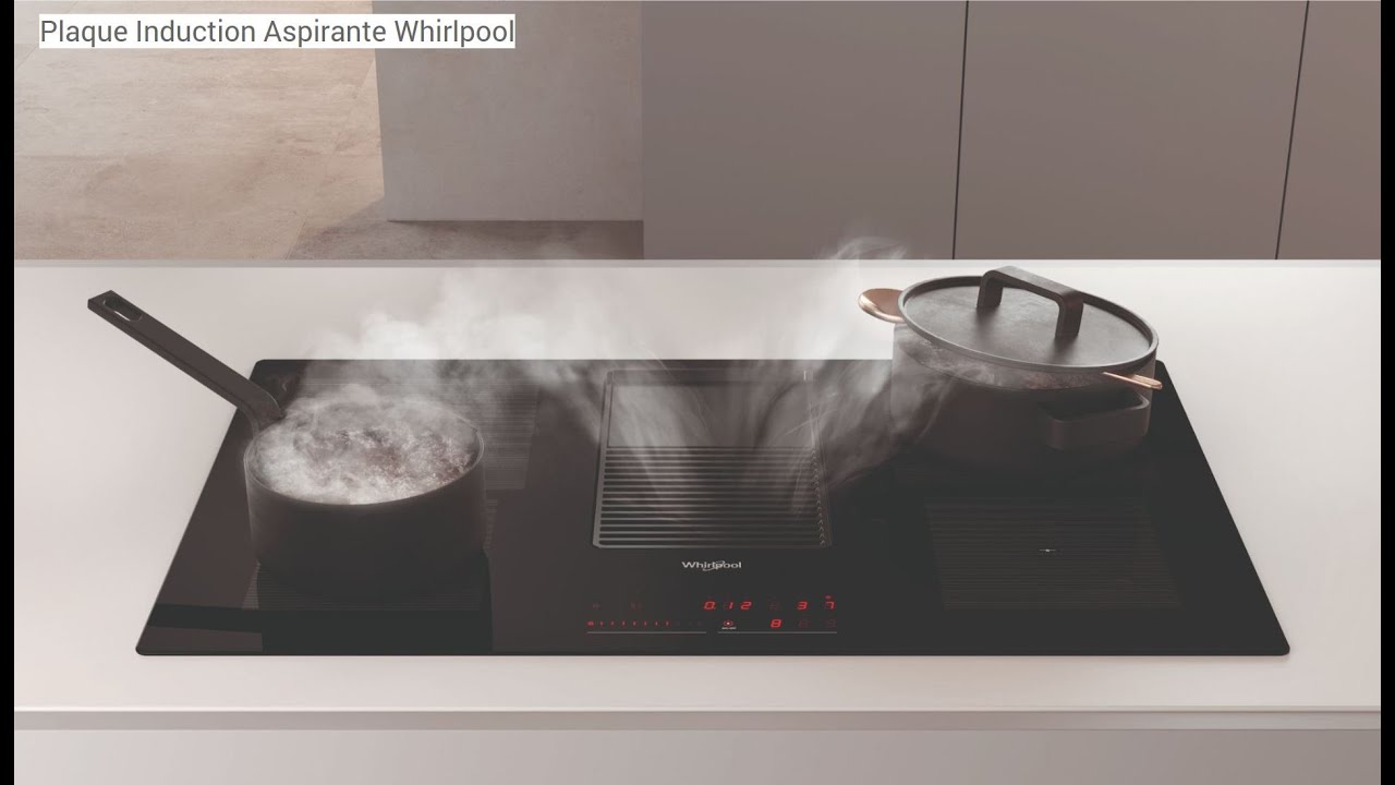WVH92K : Whirlpool se lance dans la bataille des plaques de cuisson avec  hotte aspirante - Les Numériques