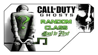 CoD Ghosts PS4  - Random Class Generator Road to First! (Remington R5 Episode 3)