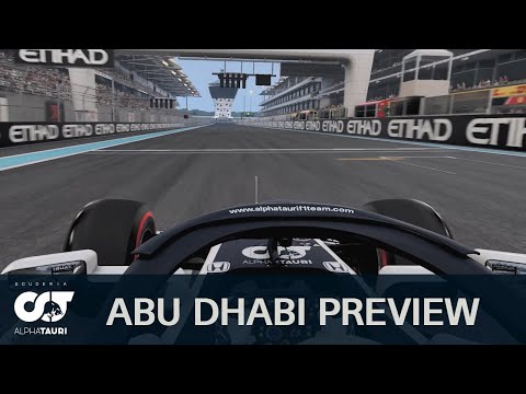 2020 F1 Abu Dhabi Grand Prixview - Pierre Gasly & Daniil Kvyat