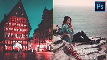 Red and Teal Color Grading Effect in Photoshop | Photoshop Tutorial (2018)