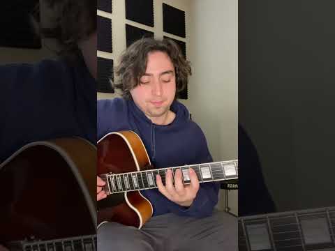 Lesson vid- Eb major seven sharp five Playing @nunnallyarchtops #guitarlessons #guitars