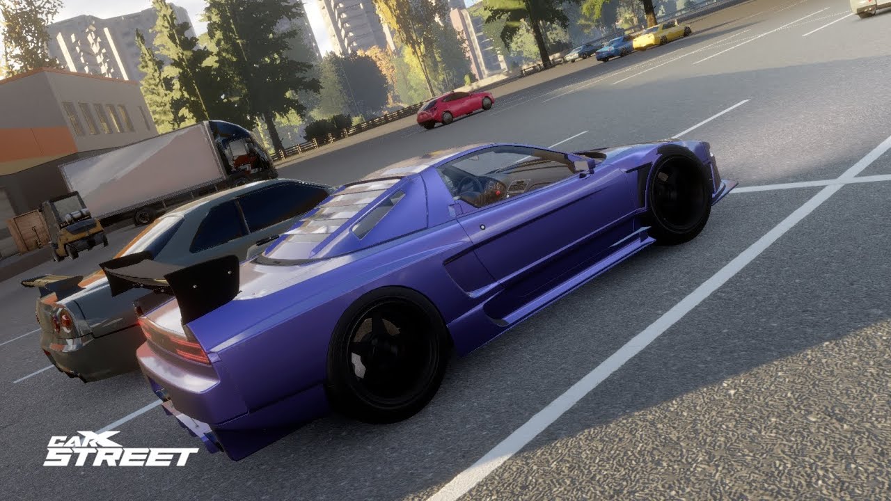 CarX Street NSX stock engine 429 Km/h - YouTube