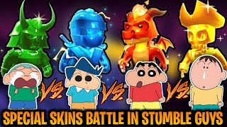 Shinchan and his friends plays stumble guys with special skins 😍 | shinchan plays stumble guys😂 screenshot 4