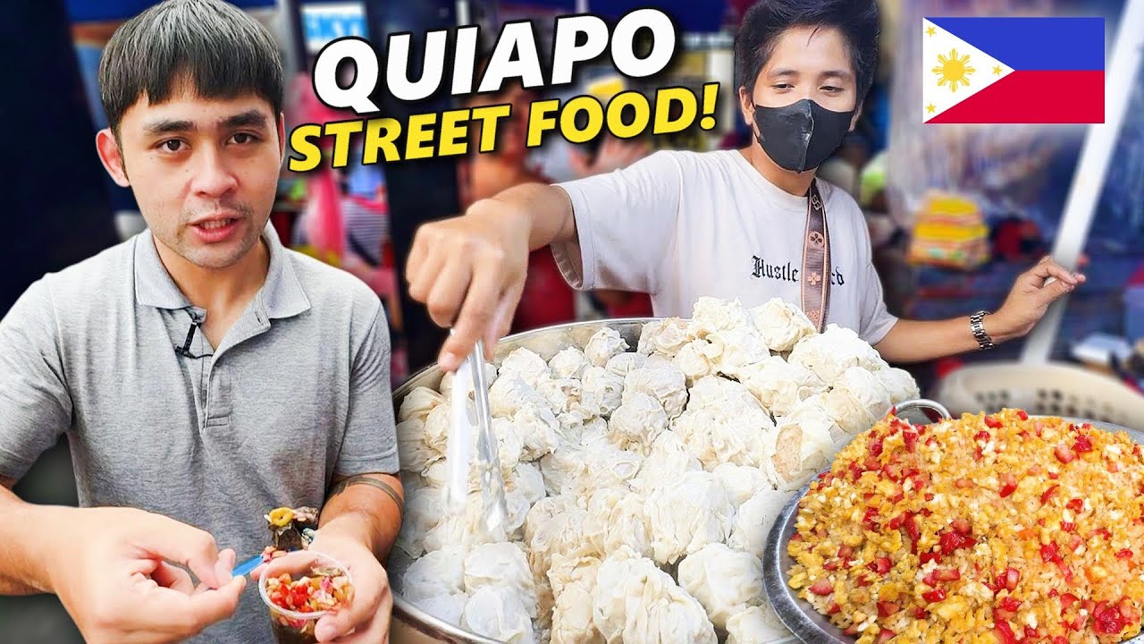 Super Cheap QUIAPO Street Food Tour in MANILA! Saan aabot ang ₱500 mo sa QUIAPO?
