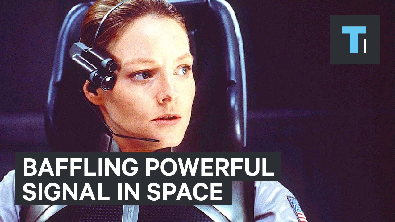 Baffling powerful signal in space