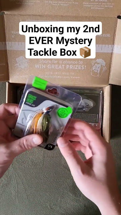Unboxing my 2nd EVER Mystery Tackle Box! SAME items as the 1st BOX!?! 🤔😭 #shorts #mystery #unboxing