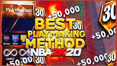 NBA 2K20 - How To Get All Your Playmaking Badges In One Day (Any Build)