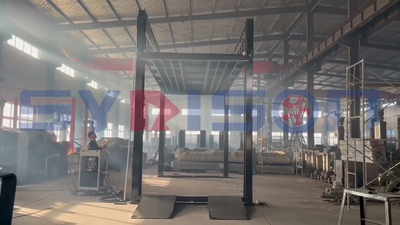 4-Post Vehicle Floor Lift with Wired Control Box | 3T Capacity | South Africa Project