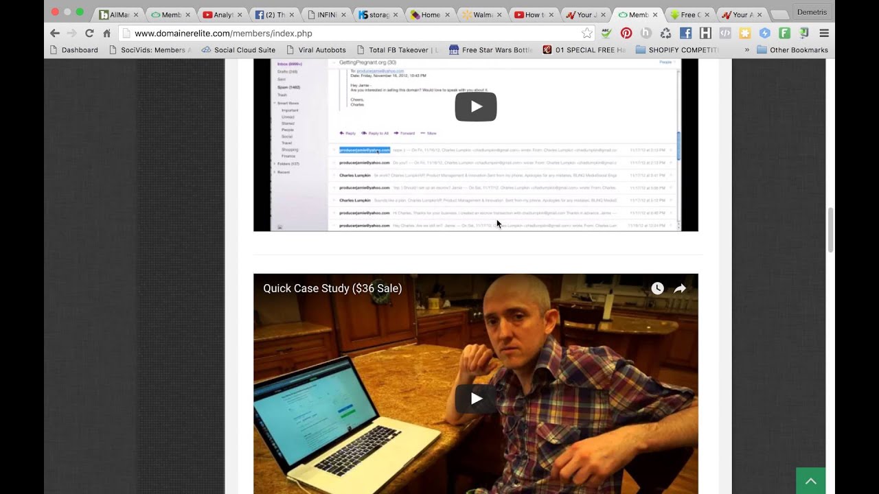 Domainer Elite Demo & Review - Learn How to Flip Websites for Profit