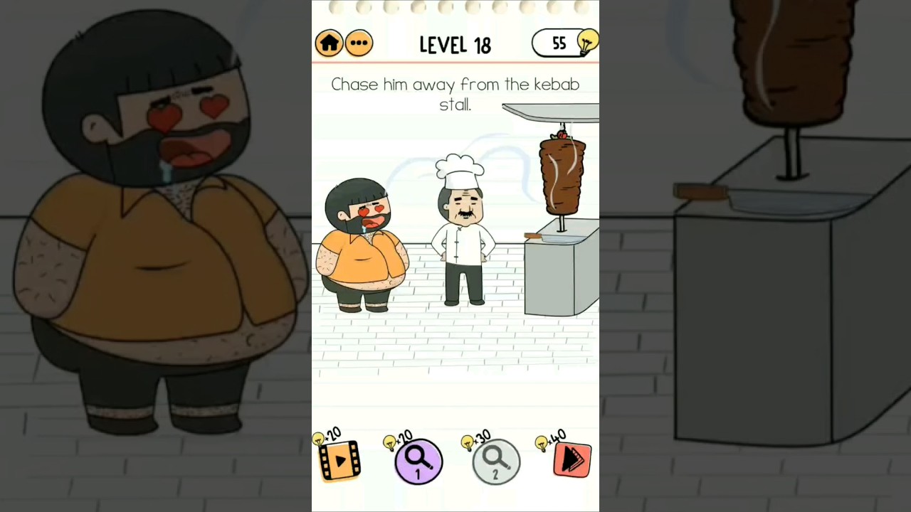 Brain Test 2 Level 18 Fitness With Bubba Tricky Stories Solved 