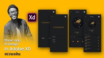 Music Mobile App UI design in Adobe XD | South Africa | Johannesburg