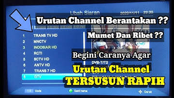 CARA MENGURUTKAN CHANEL TV DIGITAL SET TOP BOX MATRIX APPLE HD