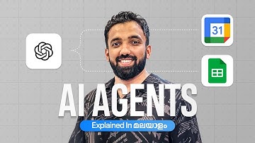 AI Agents explained in Malayalam - Large language models, AI workflows and AI Agents